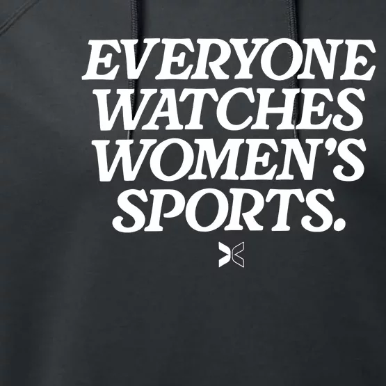 Everyone Watches Women Sports Performance Fleece Hoodie