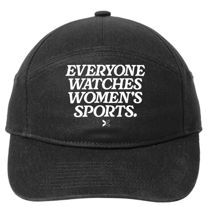 Everyone Watches Women Sports 7-Panel Snapback Hat