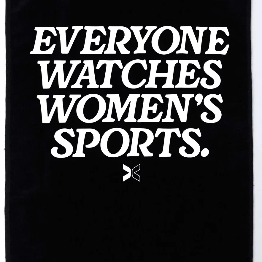 Everyone Watches Women Sports Platinum Collection Golf Towel