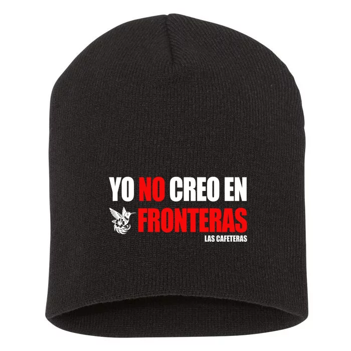 Ellison Wear Yo No Creo En Fronteras Short Acrylic Beanie