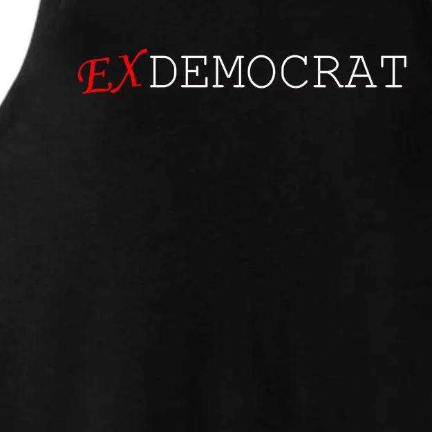 Ex Democrat Ladies Tri-Blend Wicking Tank