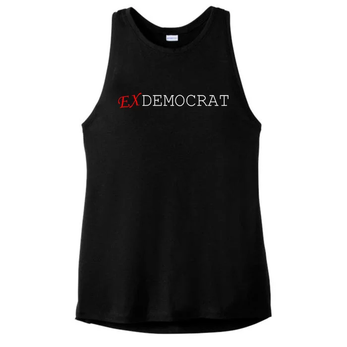 Ex Democrat Ladies Tri-Blend Wicking Tank