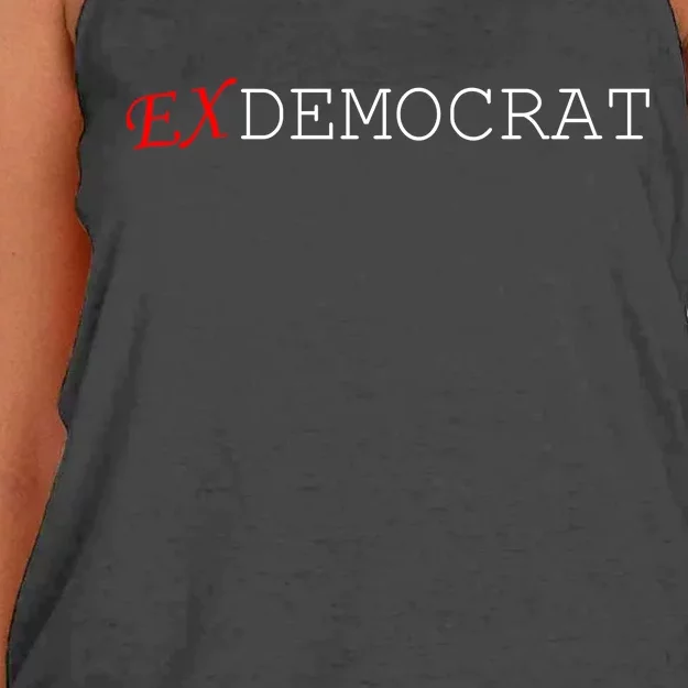 Ex Democrat Women's Knotted Racerback Tank