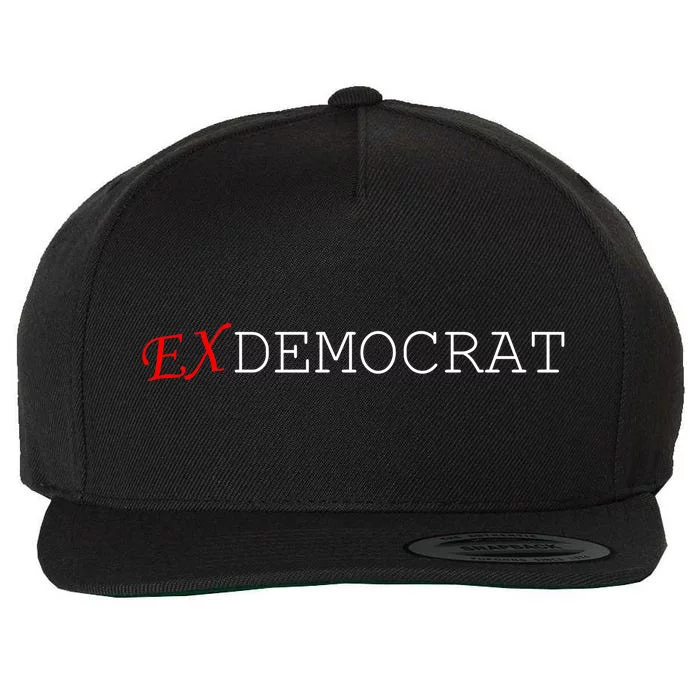 Ex Democrat Wool Snapback Cap