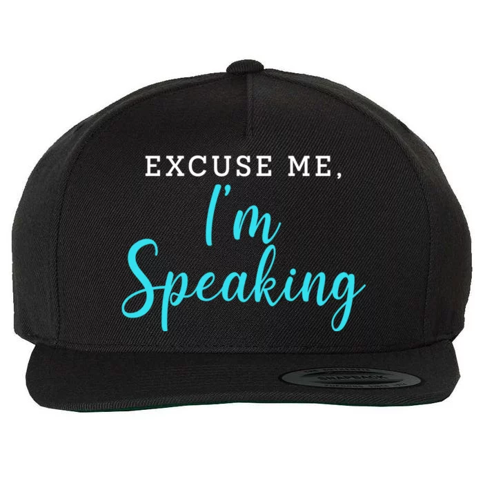 Excuse Me I'm Speaking Kamala Harris Quote Vice President Debate Wool Snapback Cap