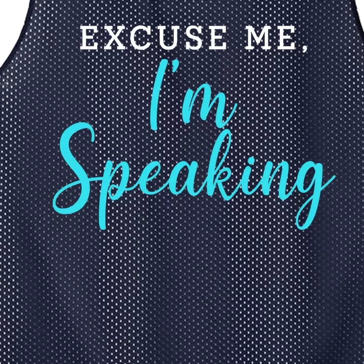 Excuse Me I'm Speaking Kamala Harris Quote Vice President Debate Mesh Reversible Basketball Jersey Tank