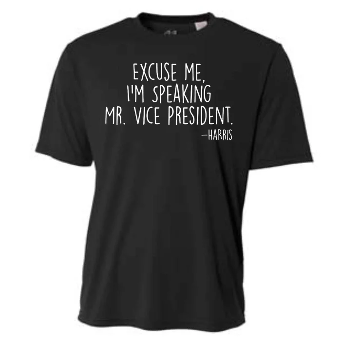 Excuse Me I'm Speaking Mr Vice President Kamala Harris Debate Cooling Performance Crew T-Shirt