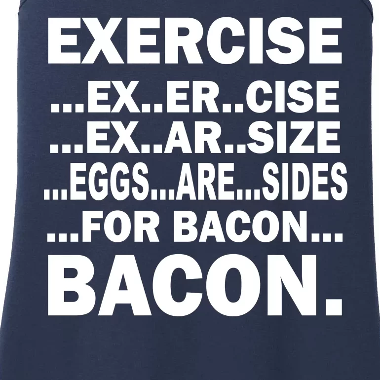 Exercise Eggs Are Sides For Bacon Ladies Essential Tank