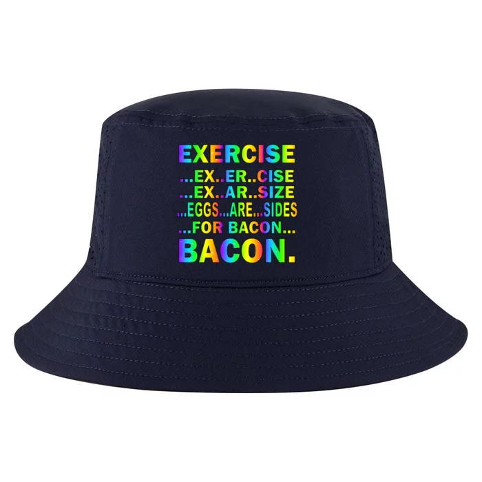 Exercise Eggs Are Sides For Bacon Tie Dye Cool Comfort Performance Bucket Hat