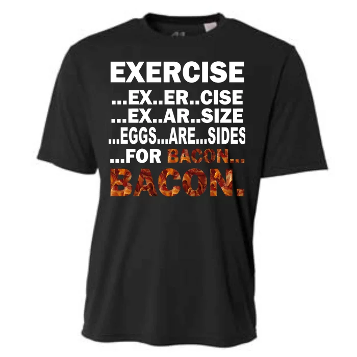 Exercise For Bacon Camouflage Cooling Performance Crew T-Shirt