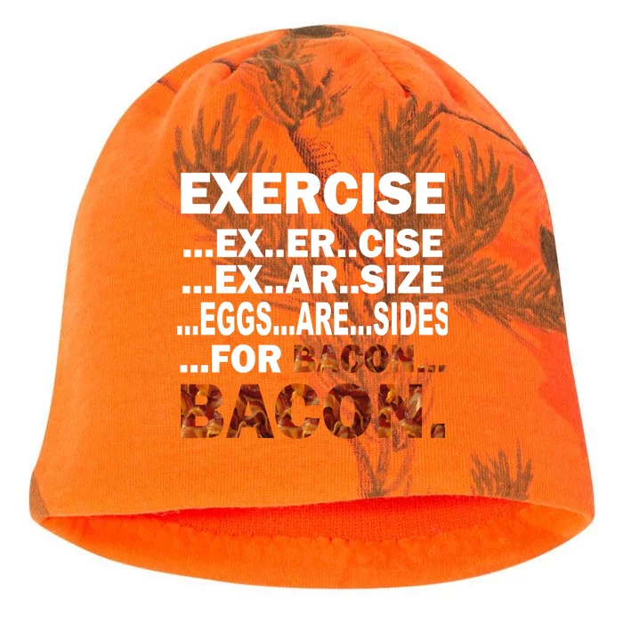 Exercise For Bacon Camouflage Kati - Camo Knit Beanie