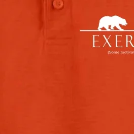 Exercise Some Motivation Required Running from Bear Dry Zone Grid Performance Polo