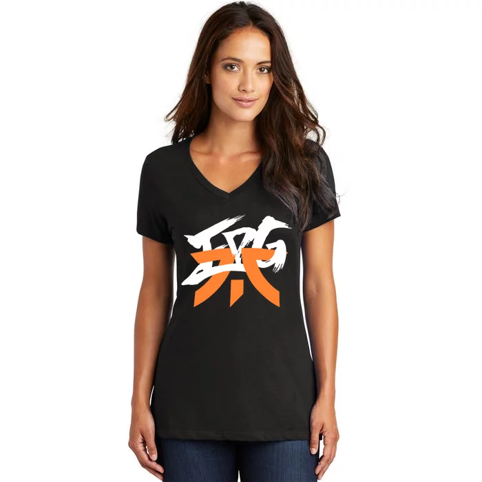 Edg X Fnc Women's V-Neck T-Shirt