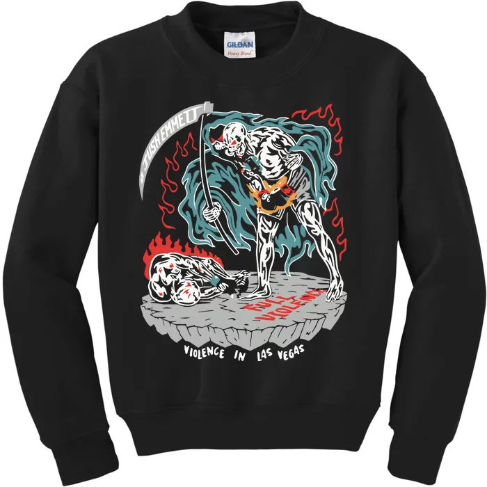 Emmett X Full Violence Collab In Las Vegas Kids Sweatshirt