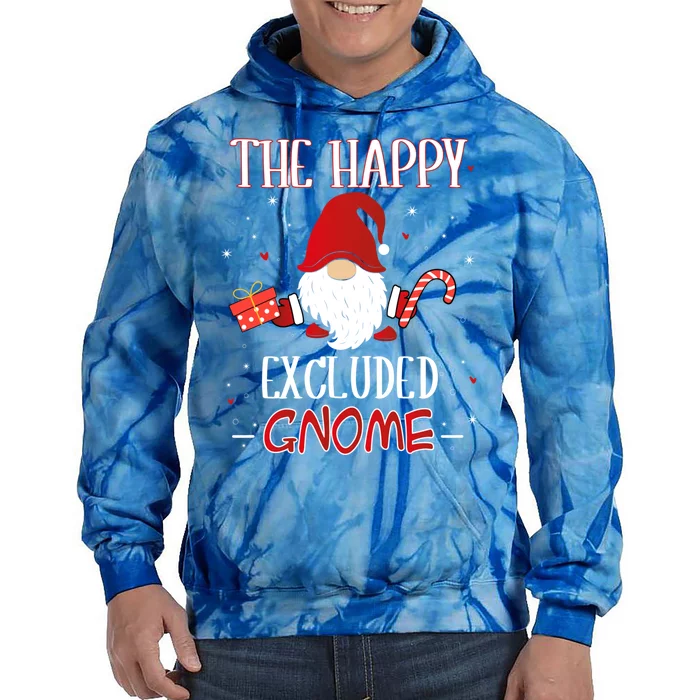 Excluded Xmas Gnome Christmas Group Costume Meaningful Gift Tie Dye Hoodie