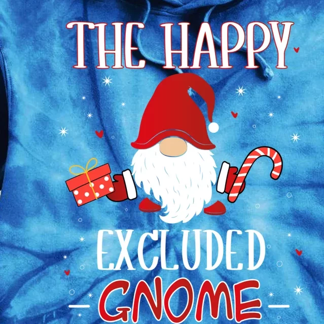 Excluded Xmas Gnome Christmas Group Costume Meaningful Gift Tie Dye Hoodie