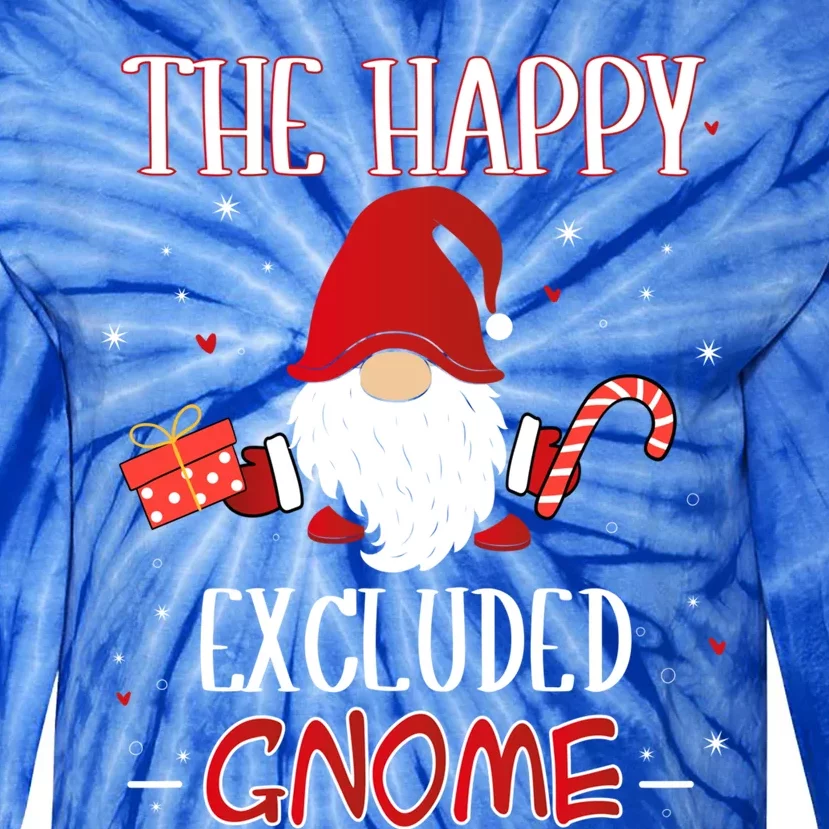 Excluded Xmas Gnome Christmas Group Costume Gift Tie-Dye Long Sleeve Shirt