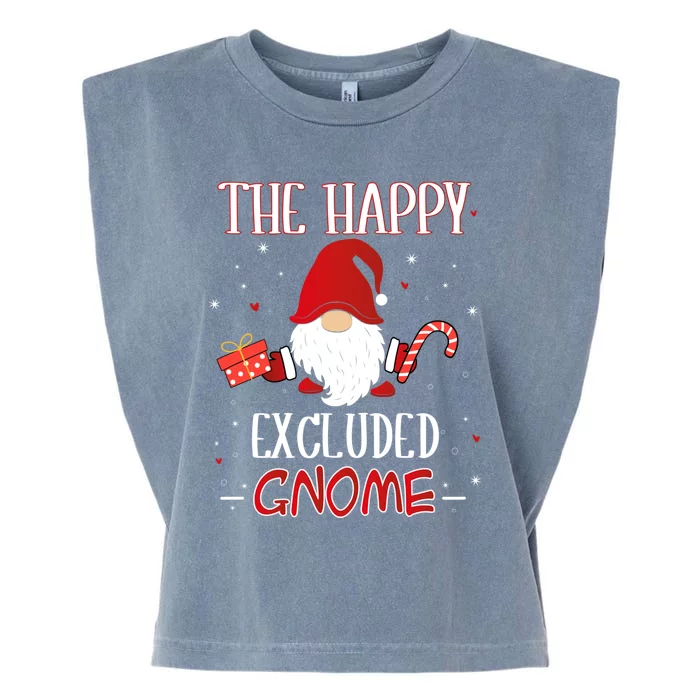 Excluded Xmas Gnome Christmas Group Costume Gift Garment-Dyed Women's Muscle Tee