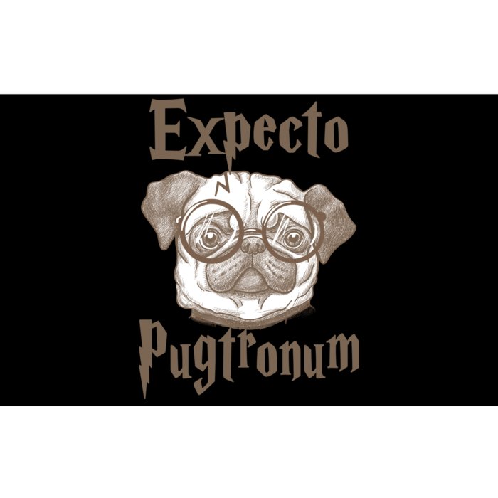 Expecto Pugtronum Funny Pug Bumper Sticker