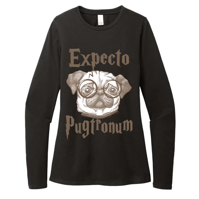 Expecto Pugtronum Funny Pug Womens CVC Long Sleeve Shirt