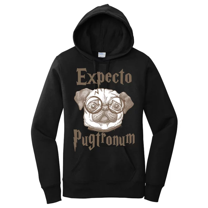 Expecto Pugtronum Funny Pug Women's Pullover Hoodie