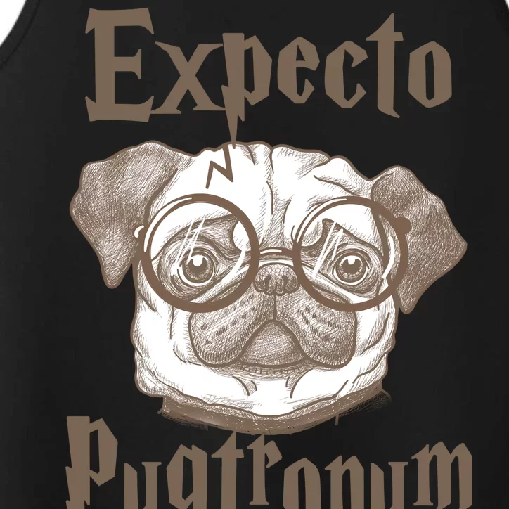 Expecto Pugtronum Funny Pug Performance Tank