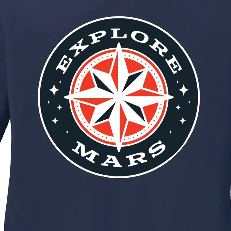 Explore Mars Ladies Long Sleeve Shirt