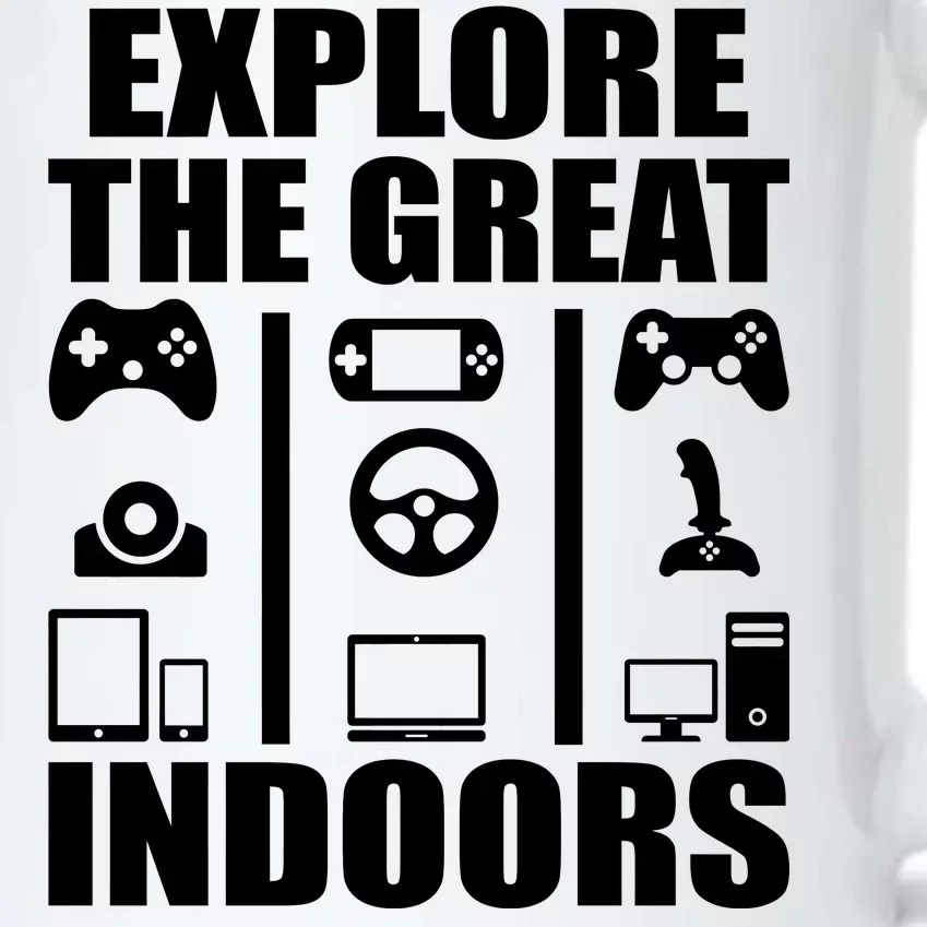 Explore The Great Indoors Funny Video Game Black Color Changing Mug