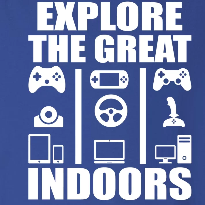 Explore The Great Indoors Funny Video Game Toddler Long Sleeve Shirt