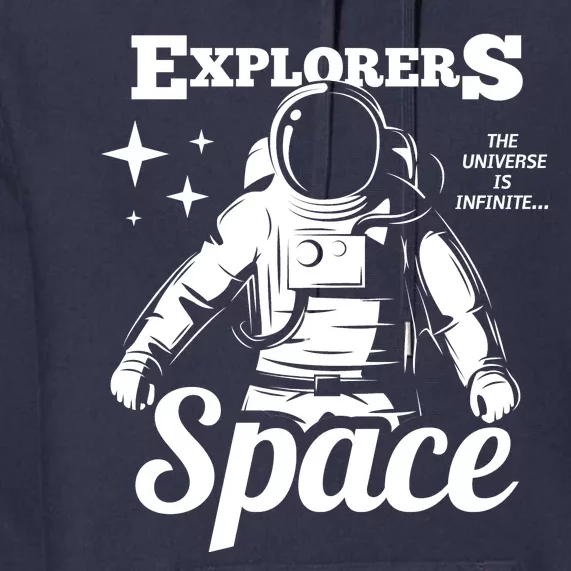 Explorers In Space Premium Hoodie