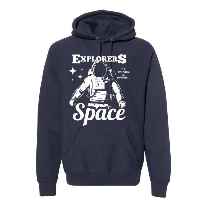 Explorers In Space Premium Hoodie