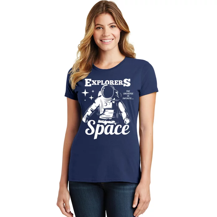 Explorers In Space Women's T-Shirt