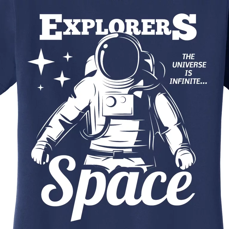 Explorers In Space Women's T-Shirt