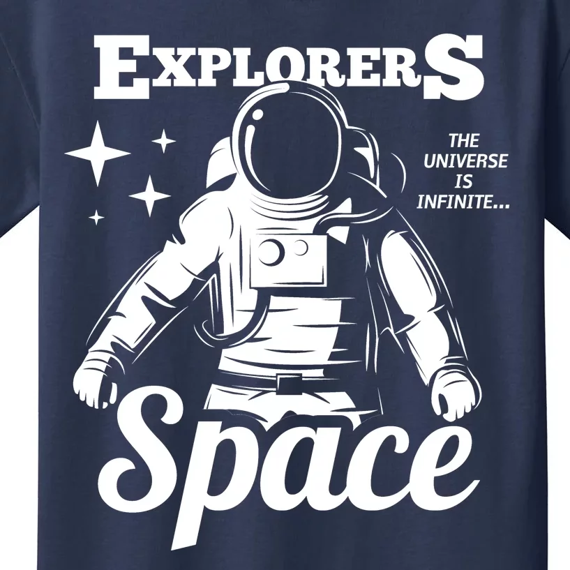 Explorers In Space Kids T-Shirt