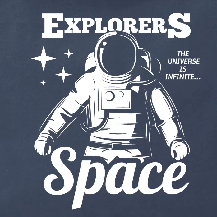 Explorers In Space Zip Tote Bag