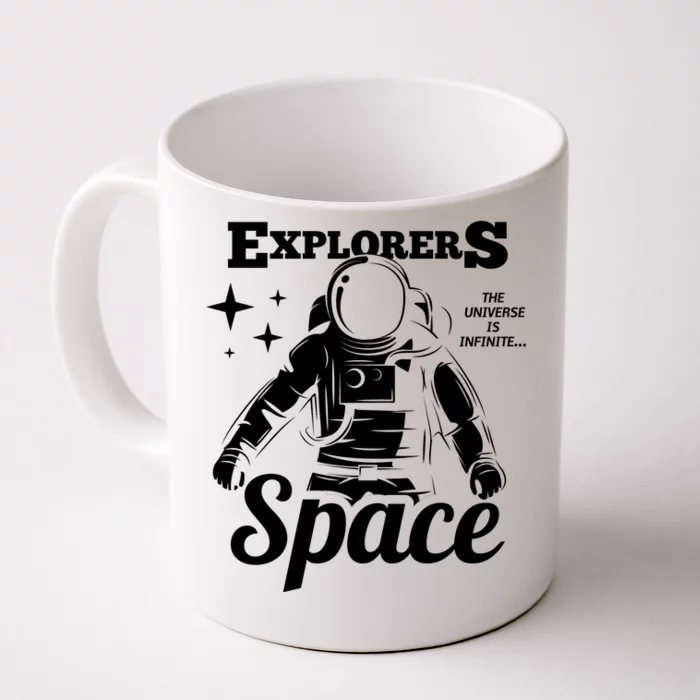 Explorers In Space Front & Back Coffee Mug