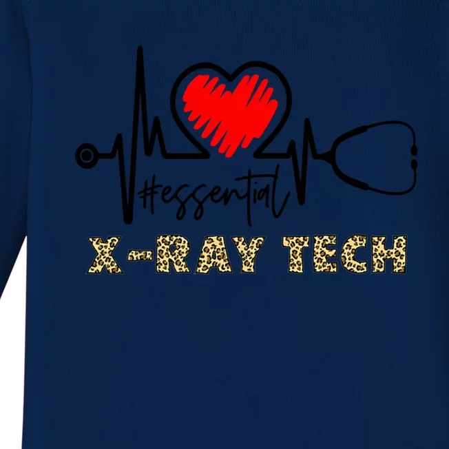 Essential Xray Tech Heartbeat Xray Tech Nurse Gift Great Gift Baby Long Sleeve Bodysuit