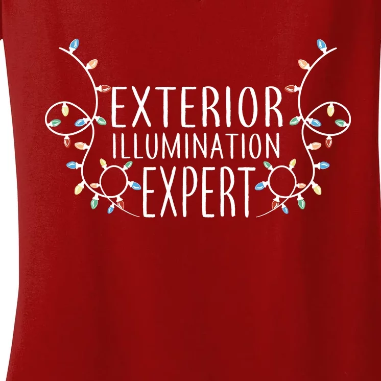 Exterior Illumination Expert Women's V-Neck T-Shirt