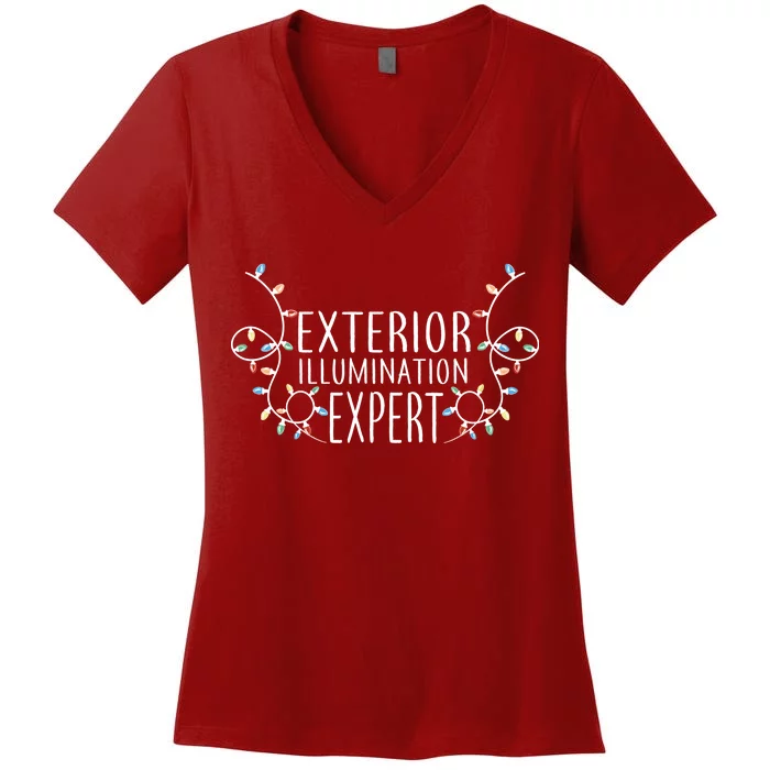 Exterior Illumination Expert Women's V-Neck T-Shirt