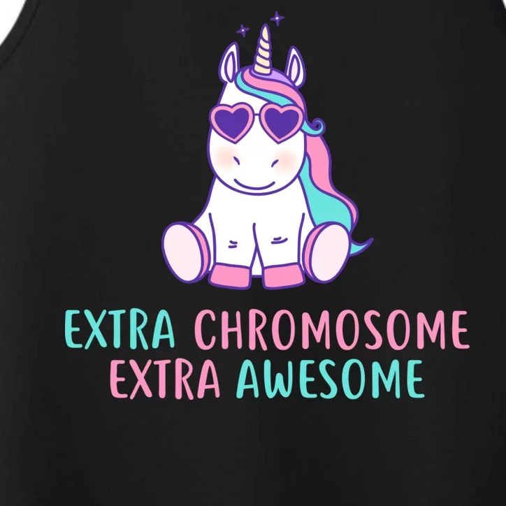 Extra Chromosome Awesome Down Syndrome Performance Tank