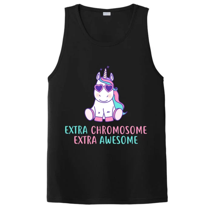 Extra Chromosome Awesome Down Syndrome Performance Tank