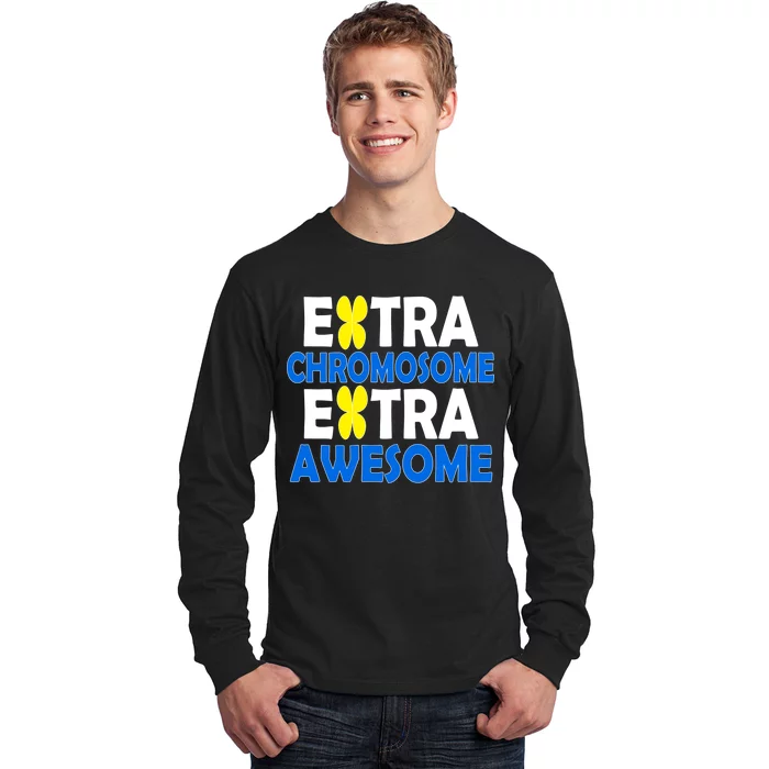 Extra Chromosome Extra Awesome Long Sleeve Shirt