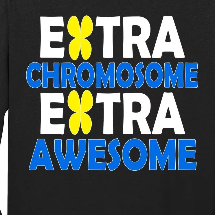 Extra Chromosome Extra Awesome Long Sleeve Shirt