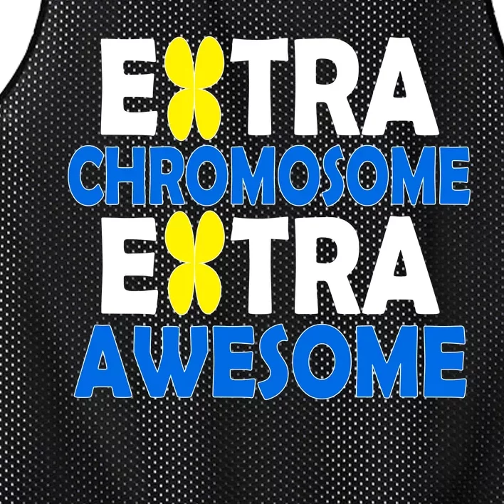 Extra Chromosome Extra Awesome Mesh Reversible Basketball Jersey Tank