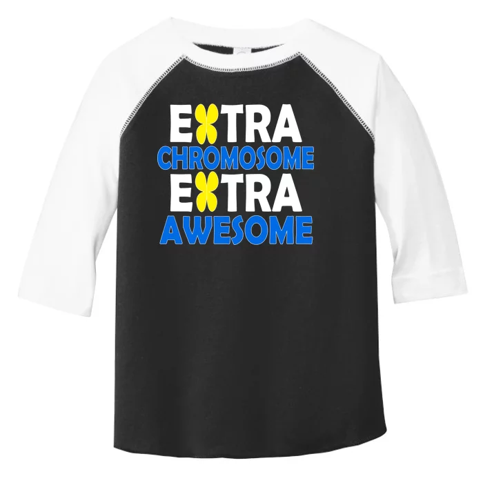 Extra Chromosome Extra Awesome Toddler Fine Jersey T-Shirt