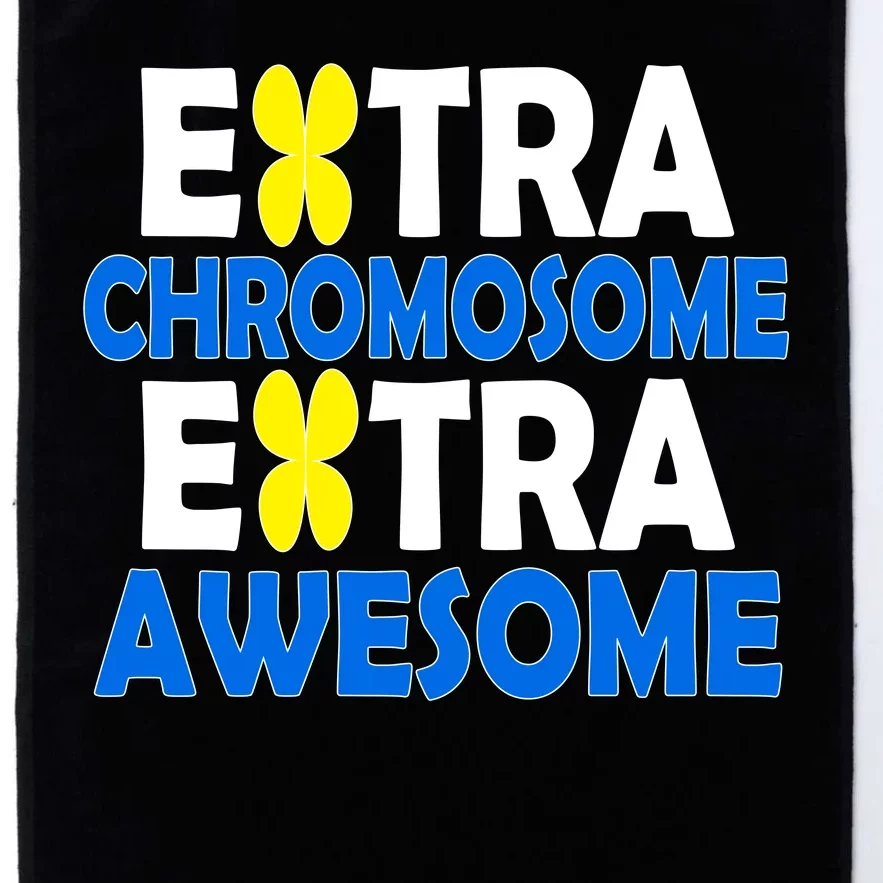 Extra Chromosome Extra Awesome Platinum Collection Golf Towel