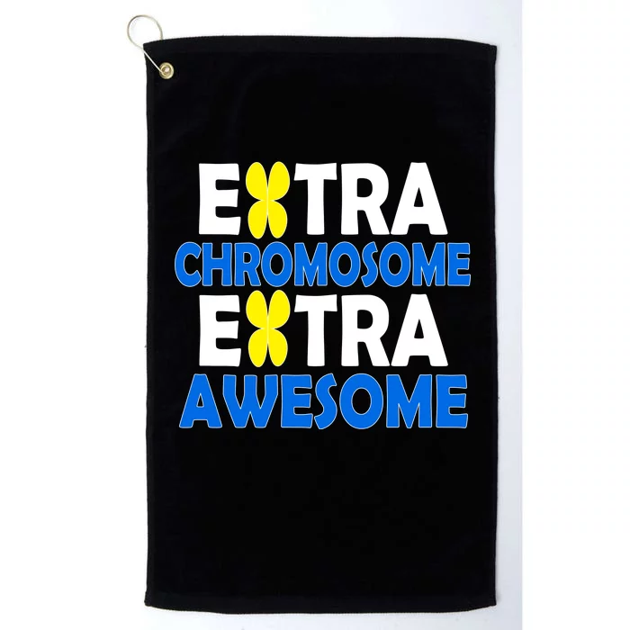 Extra Chromosome Extra Awesome Platinum Collection Golf Towel