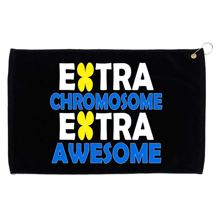 Extra Chromosome Extra Awesome Grommeted Golf Towel