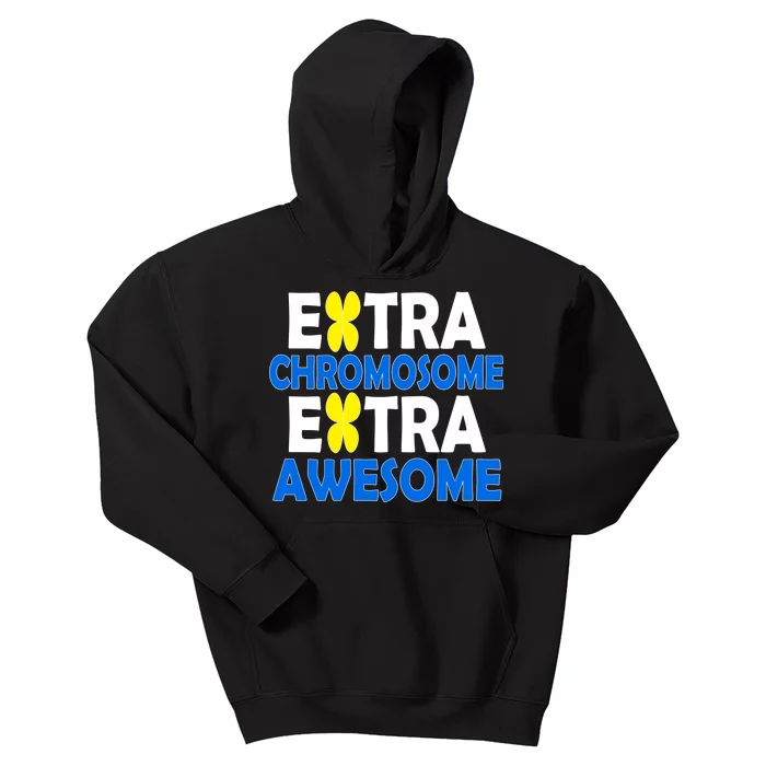 Extra Chromosome Extra Awesome Kids Hoodie