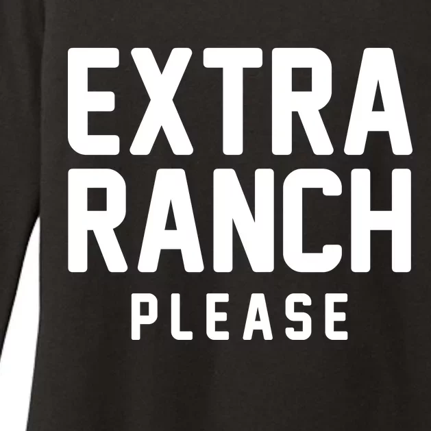 Extra Ranch Please Womens CVC Long Sleeve Shirt